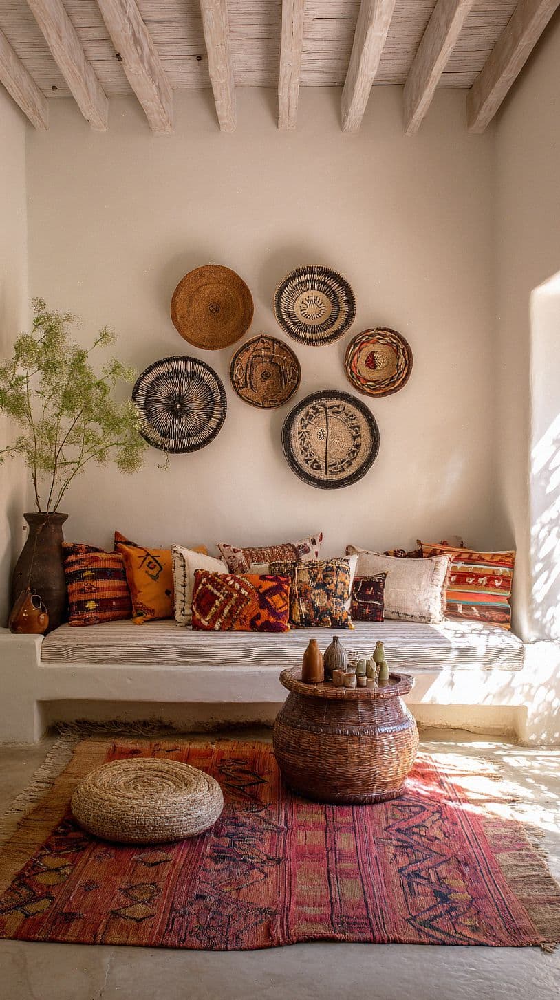 A lodge bedroom with a balcony looking out to the hills
