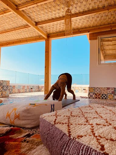 Yoga on the rooftop terrace